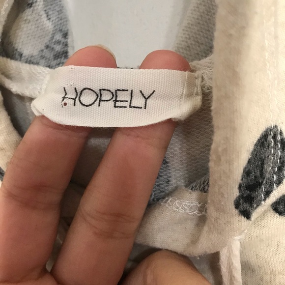 Hopely leopard print hoodie large - Picture 5 of 6